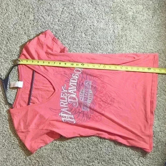 Harley Davidson T-shirt, size small, salmon color - Picture 8 of 9